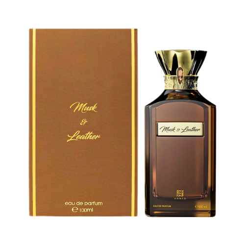 Ahmed Al Maghribi Musk & Leather 100ml EDP – Unisex Perfume, Fruity & Leathery Scent - megamartuae