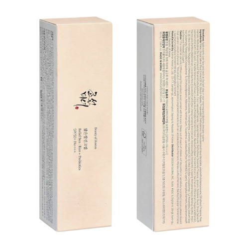 Beauty of Joseon Relief Sun SPF 50+ PA++++ | Rice Probiotics Korean Sunscreen 50ml - megamartuae