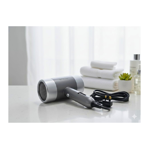 WTZEZO 1600W Professional Hair Dryer with Diffuser & Styling Nozzle – Fast Drying, Ionic Blow Dryer for Smooth & Shiny Hair - megamartuae