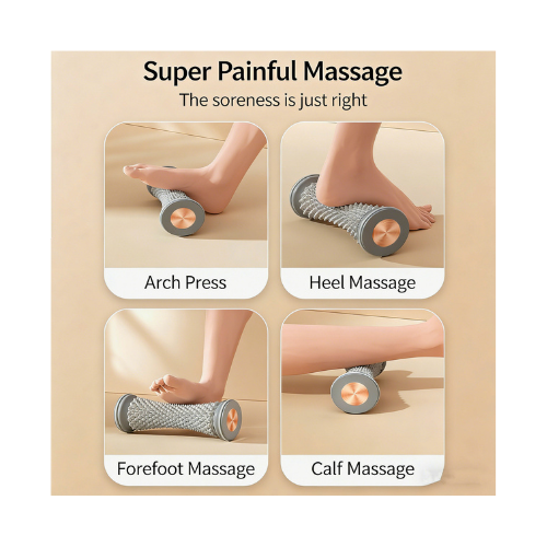Foot Massager Roller for Plantar Fasciitis – Deep Tissue Massage & Arch Relief Tool