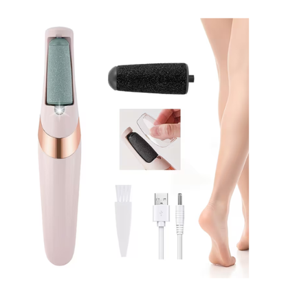 Electric Pedicure Foot File – Rechargeable Callus Remover for Smooth Feet