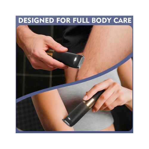 2-in-1 Electric Shaver & Trimmer – USB Rechargeable Beard Groomer with Precision Blades – 6-Month Warranty - megamartuae