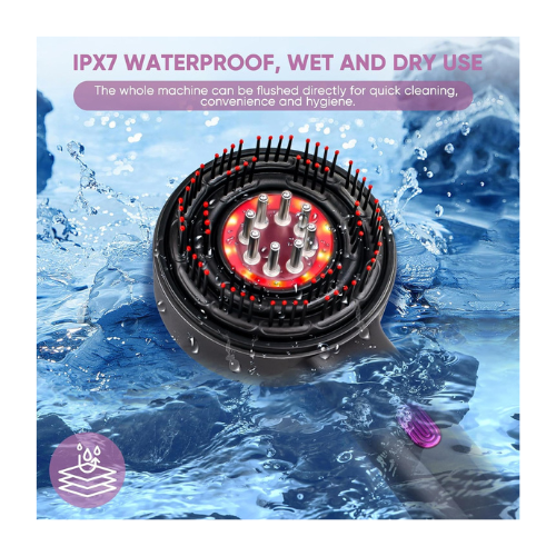 2-in-1 Hair Oil Brush & Scalp Massager – Hair Growth Tool - megamartuae