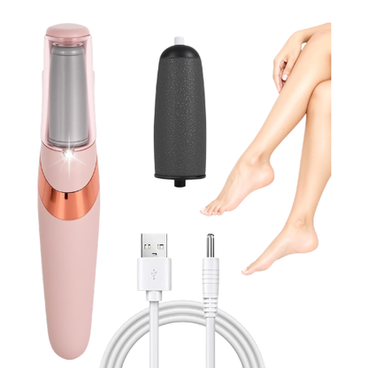 Electric Pedicure Foot File – Rechargeable Callus Remover for Smooth Feet