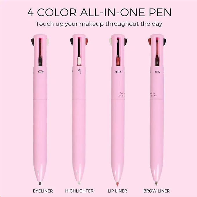 4-in-1 Travel Makeup Pen | Eyeliner, Lip & Brow - megamartuae