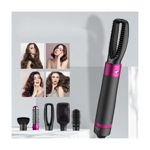 5-in-1 Hot Air Brush – Hair Dryer & Styling Tool - megamartuae