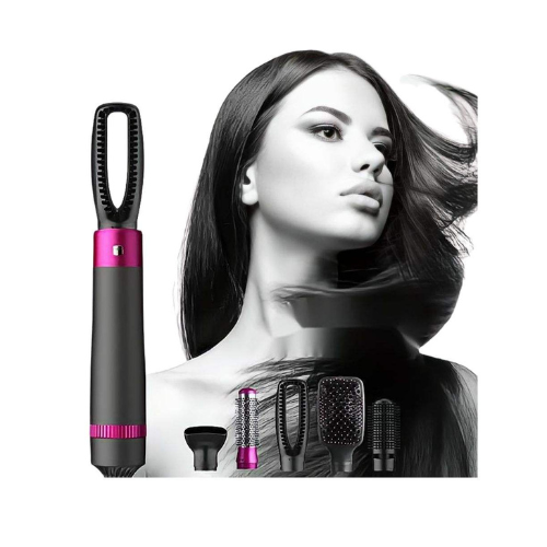 5-in-1 Hot Air Brush – Hair Dryer & Styling Tool - megamartuae