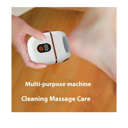 Rechargeable Electric Callus Remover – Waterproof Foot File with 2 Rollers & Display Screen