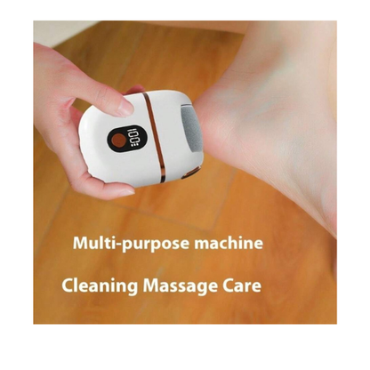 Rechargeable Electric Callus Remover – Waterproof Foot File with 2 Rollers & Display Screen