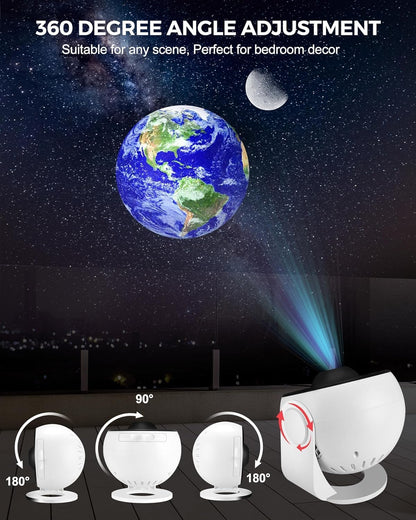 12-in-1 Planetarium Galaxy Projector – Star & Nebula Night Light for Kids & Adults