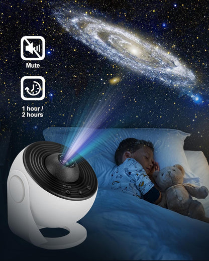 12-in-1 Planetarium Galaxy Projector – Star & Nebula Night Light for Kids & Adults