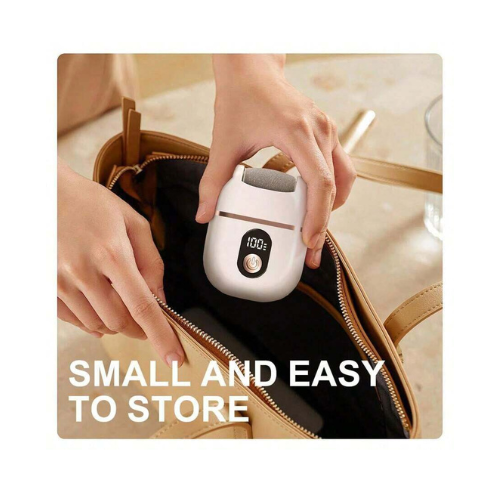 Rechargeable Electric Callus Remover – Waterproof Foot File with 2 Rollers & Display Screen