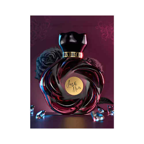 Ahmed Al Maghribi Lush Noir Eau De Parfum 75ml | Unisex Floral Perfume - megamartuae
