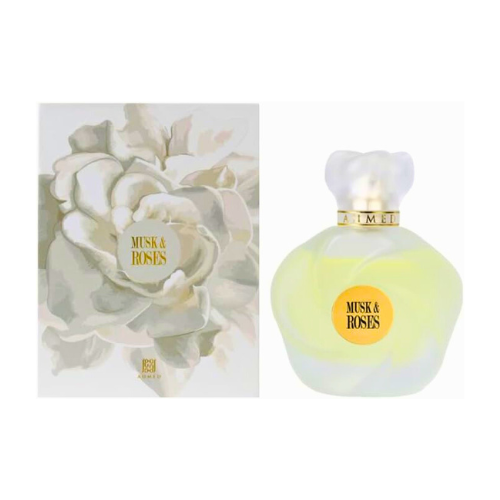 Ahmed Al Maghribi Musk & Roses 50ml EDP – Unisex Perfume, Floral & Musky Scent - megamartuae