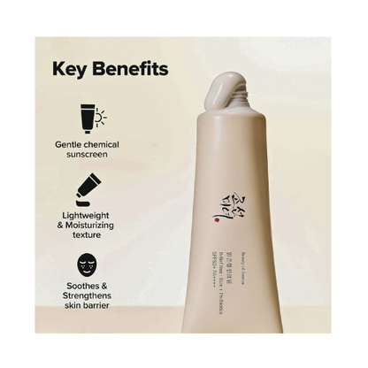 Beauty of Joseon Relief Sun SPF 50+ PA++++ | Rice Probiotics Korean Sunscreen 50ml - megamartuae