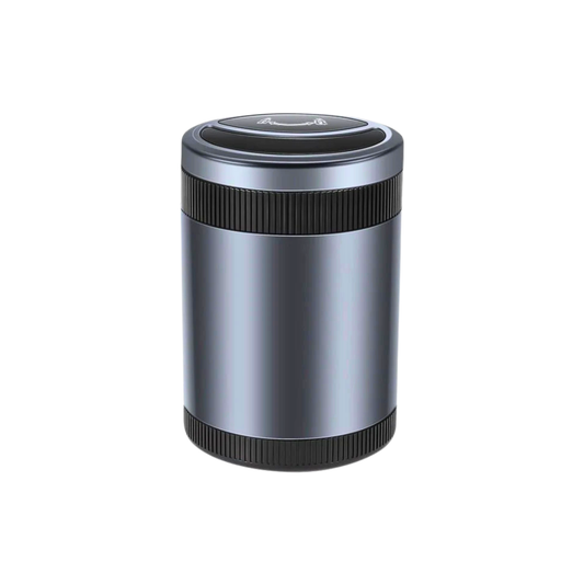 Car Ashtray with Lid & LED Light – Portable Smokeless Mini Ash Tray - megamartuae