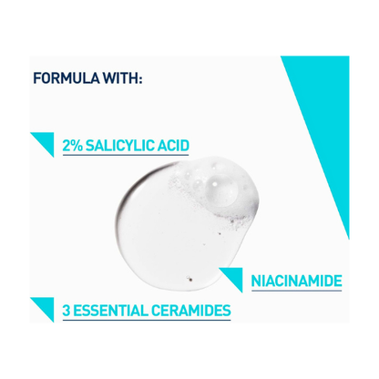 CeraVe Blemish Control Cleanser | Acne Face Wash with Salicylic Acid & Niacinamide 236ml - megamartuae