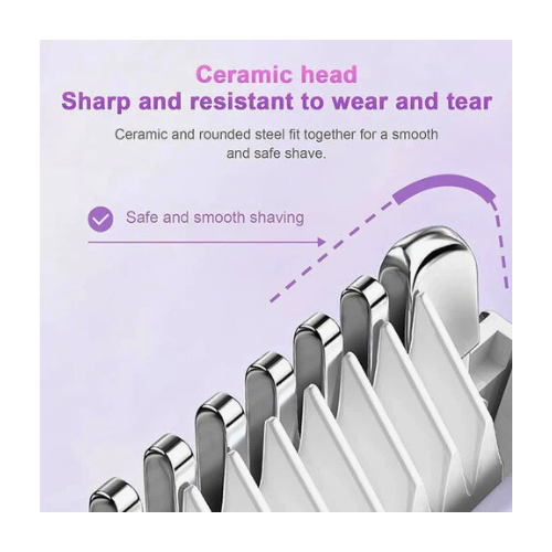 Double Head Electric Shaver – Wet & Dry Waterproof Dual Blade Razor - megamartuae