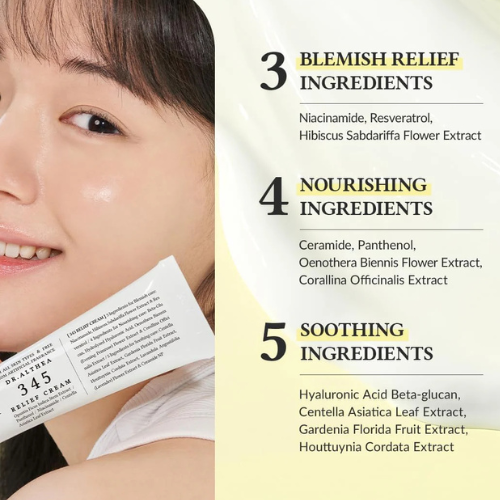 Dr.Althea 345 Relief Cream | Daily Blemish Moisturizer - megamartuae