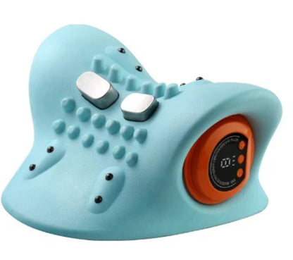 EMS Neck Massager with Heat – Electric Pulse Therapy for Neck & Shoulder Pain Relief - megamartuae