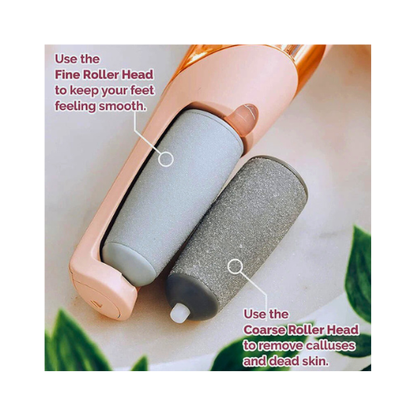 Electric Pedicure Foot File – Rechargeable Callus Remover for Smooth Feet - megamartuae