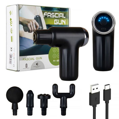 FH-820 Muscle Massage Gun – Deep Tissue Percussion Massager with 4 Attachments - megamartuae