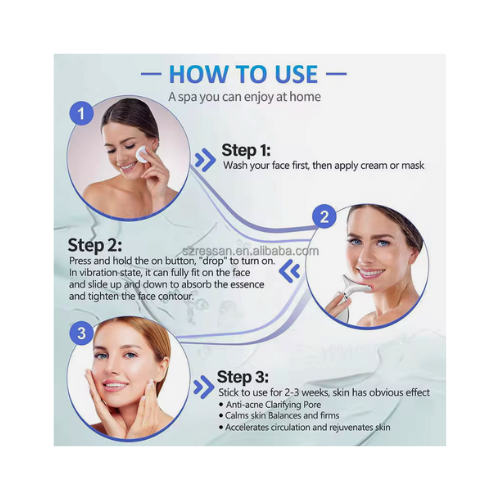 Facial & Neck Massager – Anti-Aging Skin Tightening Beauty Device for Face Lifting & Glow - megamartuae