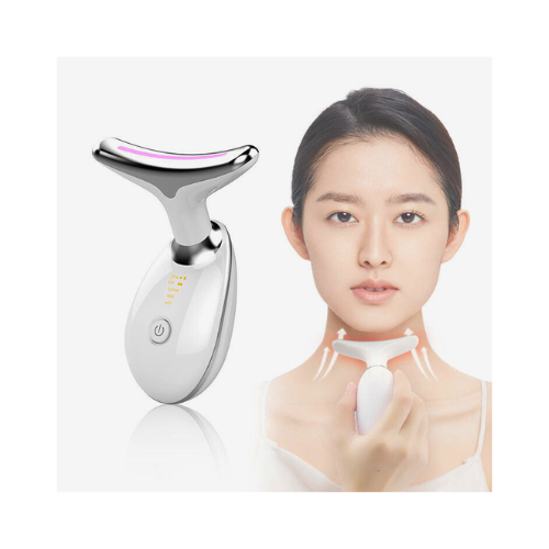 Facial & Neck Massager – Anti-Aging Skin Tightening Beauty Device for Face Lifting & Glow - megamartuae