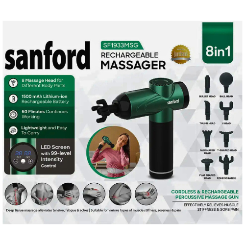 Handheld Electric Body Massager – Deep Tissue Muscle Relaxation & Pain Relief - megamartuae