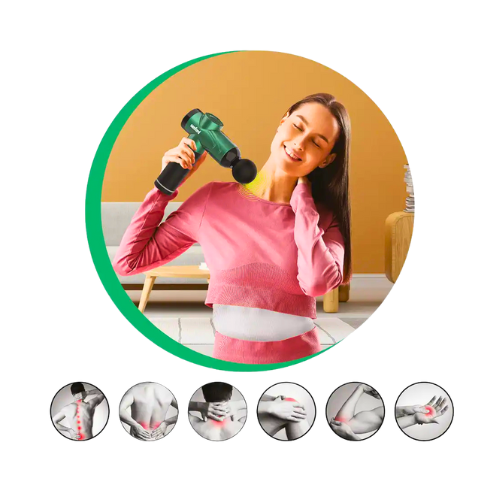 Handheld Electric Body Massager – Deep Tissue Muscle Relaxation & Pain Relief - megamartuae