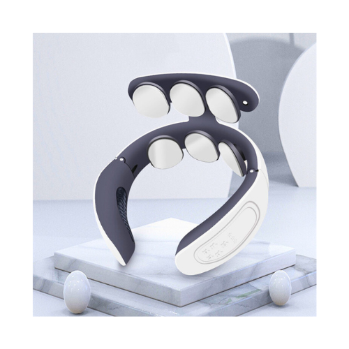 Home Portable Six-Head Cervical Massager – Multifunctional Neck Physiotherapy Device with Hot Compress & USB Power - megamartuae