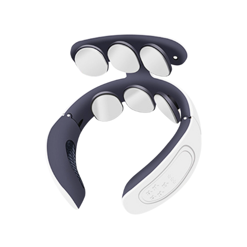 Home Portable Six-Head Cervical Massager – Multifunctional Neck Physiotherapy Device with Hot Compress & USB Power - megamartuae