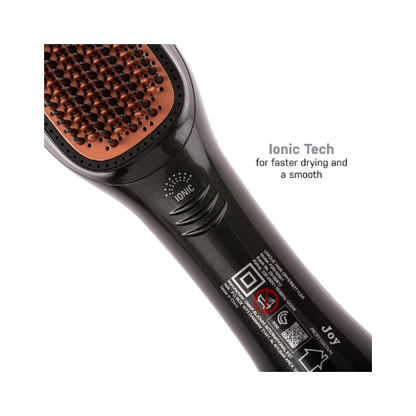 Joy Professional 2-in-1 Hot Air Styling Comb | Electric Hair Dryer & Straightener Brush | Multi-Style Hot Air Brush for Fast Drying & Smooth Styling - megamartuae