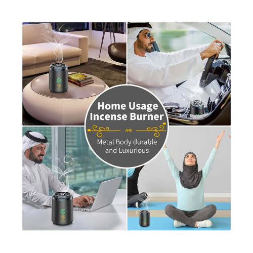 Smart Bakhoor Perfume Dispenser – Automatic Arabic Fragrance Diffuser - megamartuae