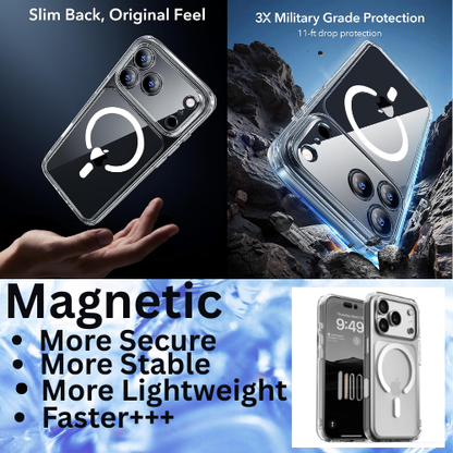 iPhone 17 Pro Combo Pack – Clear Protective Case + Privacy Screen Protector - megamartuae