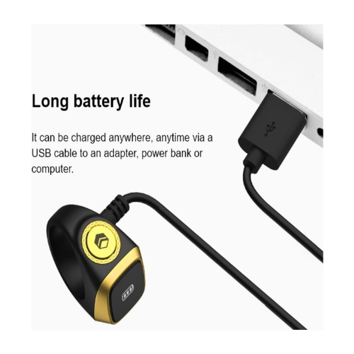 iQibla Zikr1 Lite Smart Tasbih Ring (Pack of 2) – Digital Tally Counter with Prayer Time Reminder & Bluetooth - megamartuae